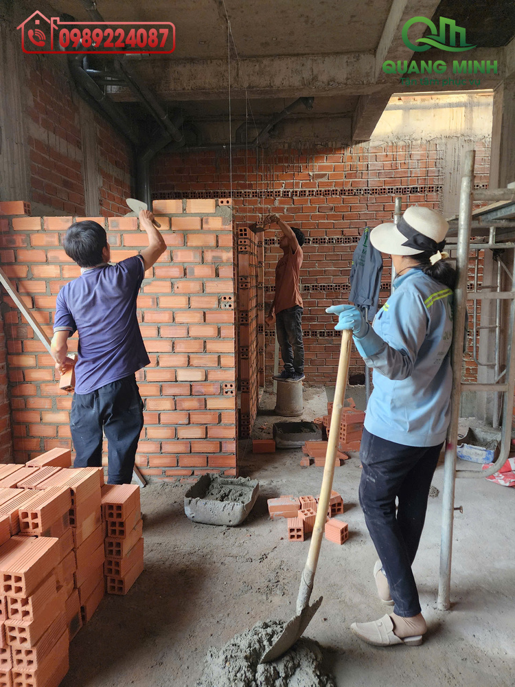 Thi công phần thô căn nhà