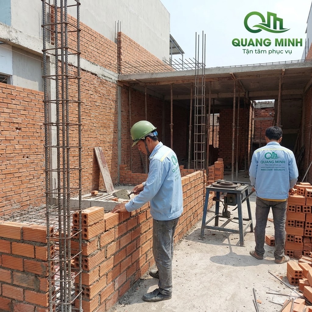 Quy trình xây tường