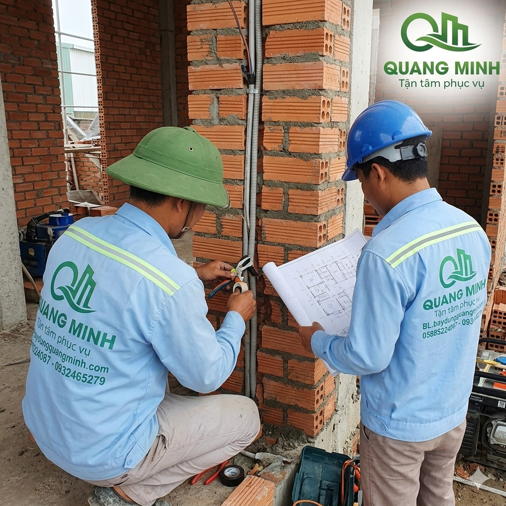 Quá trình thi công cẩn thận