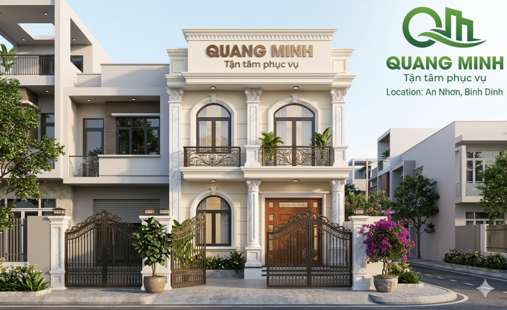 Nhà phố 2 tầng sang trọng