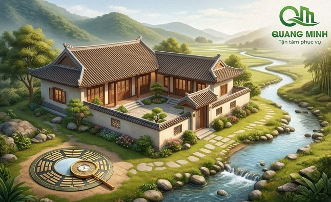 Phong thủy là yếu tố quan trọng khi xây nhà