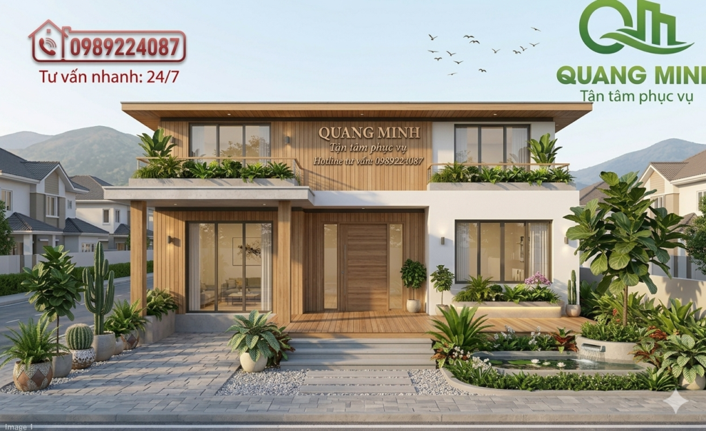 Mẫu nhà 1 tầng đẹp mắt và ấn tượng