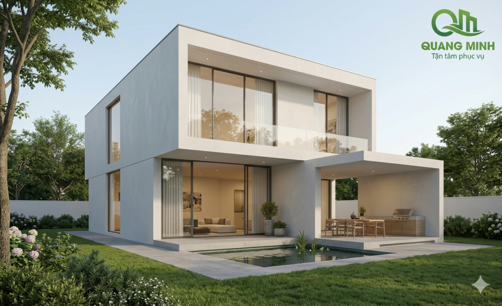 Nhà 3 tầng hiện đại và đơn giản