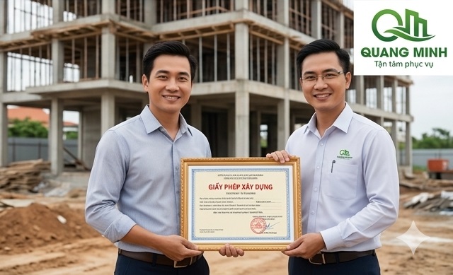 Dịch vụ xây nhà trọn gói đã bao gồm quy trình xin cấp phép xây dựng