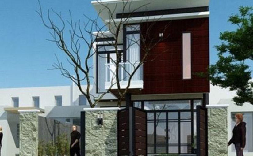 Mẫu nhà ống tân cổ điển 3 tầng màu trắng mang vẻ đẹp thanh lịch