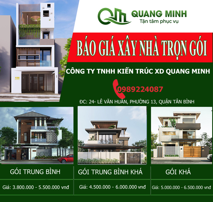 Xây nhà trọn gói tiết kiệm chi phí 
