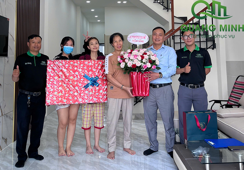 Bàn Giao Nhà 2 Tầng Tại Thủ Đức Cho Cô Hạnh 