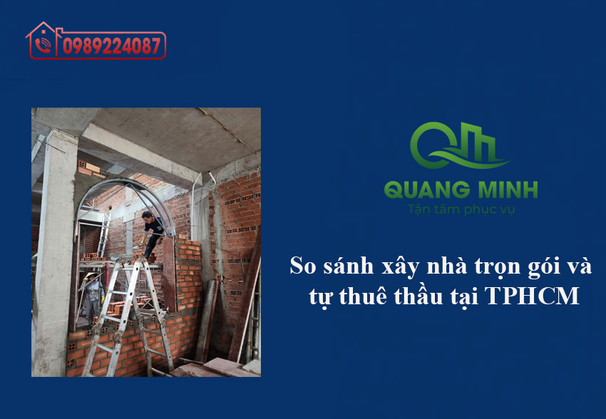 So sánh xây nhà trọn gói và tự thuê thầu – Cái nào tiết kiệm hơn? 