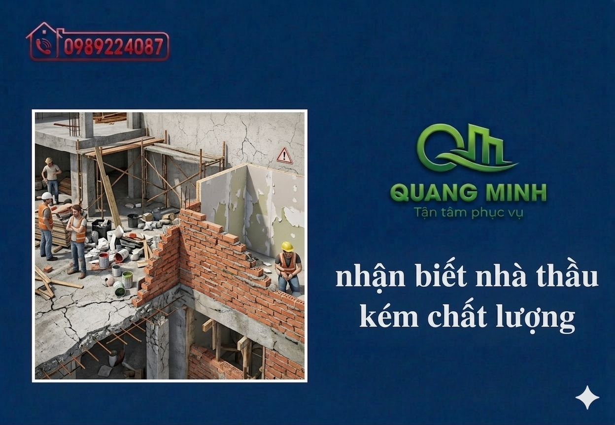 5 Dấu Hiệu Nhận Biết Nhà thầu kém chất lượng – Tránh Sai Lầm Khi Xây Nhà 