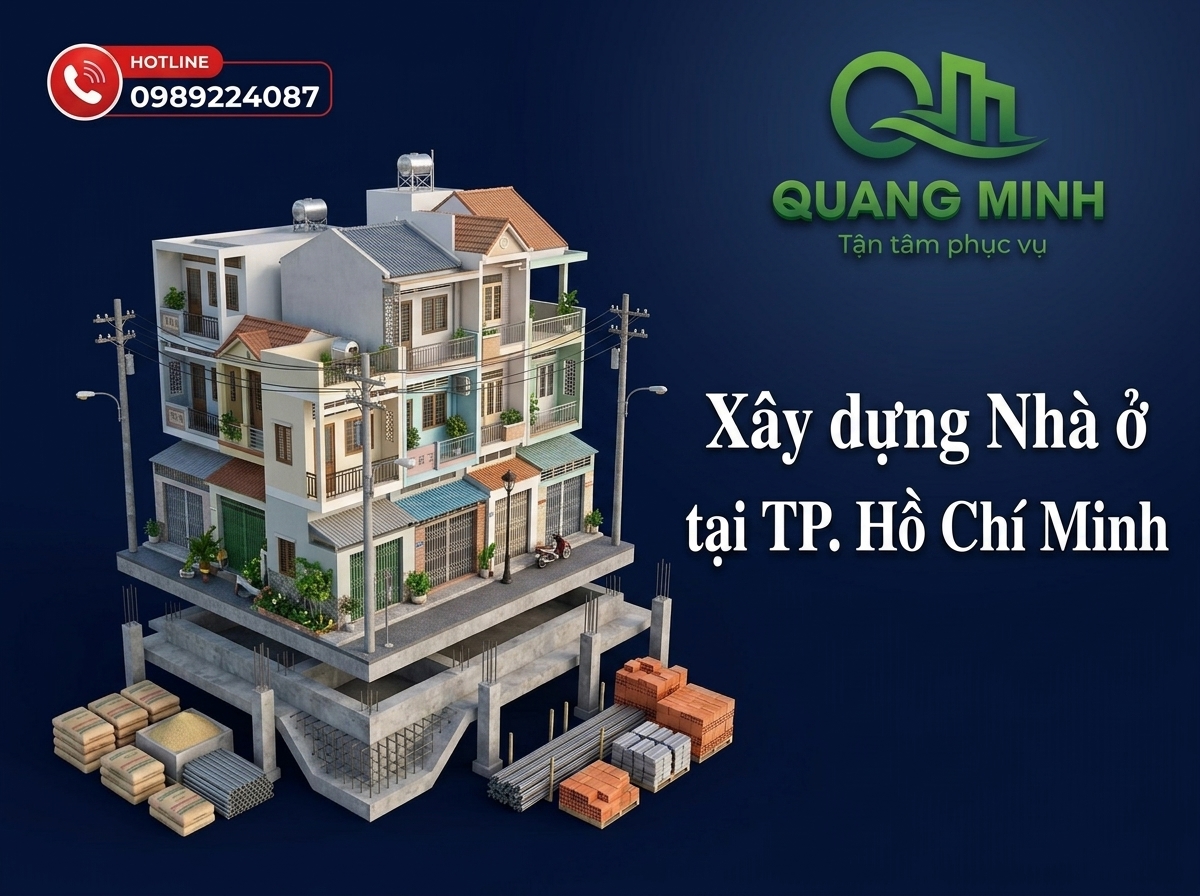 Xây Nhà Dân Dụng TPHCM – Giải Pháp Xây Nhà Chất Lượng, Tiết Kiệm Và Đúng Tiến Độ 